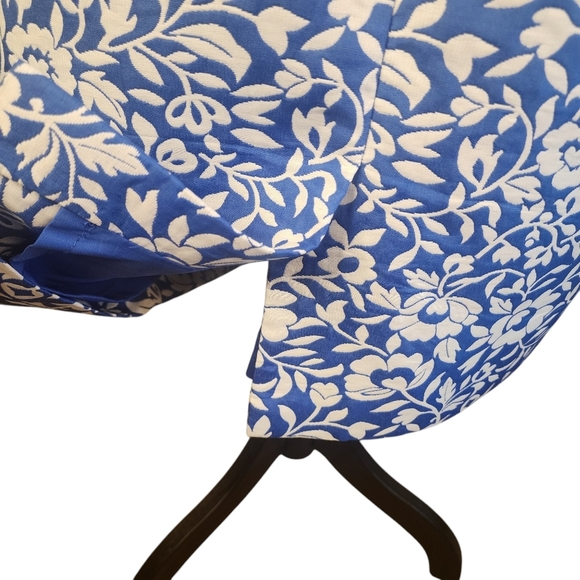 Alex Marie Blue & White Floral Sheath Dress Size 12 - Picture 10 of 10